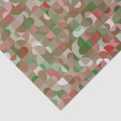 Groovy Bohoモダンレトロ幾何学的クリスマスティッシュP 薄葉紙 (詳細)