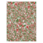 Groovy Bohoモダンレトロ幾何学的クリスマス テーブルクロス (正面)