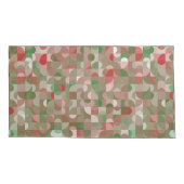 Groovy Bohoモダンレトロ幾何学的クリスマス 枕カバー (裏面-左)