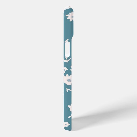 Groovy Boho青い花花柄 Case-Mate iPhoneケース (裏面 / 右)