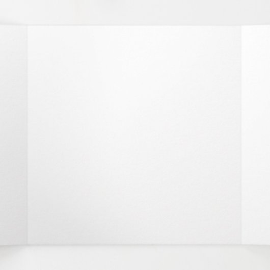 Groovy Boho青モノク鮮やかルフラクタル大理石 三つ折りカード (内部中)