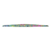 Groovy Boho Jewel Tone Rainbow Fractal タイヘッドバンド (裏面)