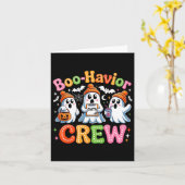 Groovy Boo-Behavior Crew Behavior Analyst Hallowee カード (黄色い花)