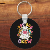 Groovy Boo Boo Crew Nurse Funny Ghost Women Hallow キーホルダー (正面)