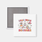 Groovy Booooks幽霊読もっと本おもしろい先生 マグネット (正面/裏面)
