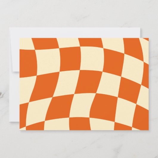 Groovy Boy 2nd誕生日の写真 招待状 (裏面)