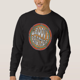 Groovy Brother 70s美学1970のレトロブラザー スウェットシャツ