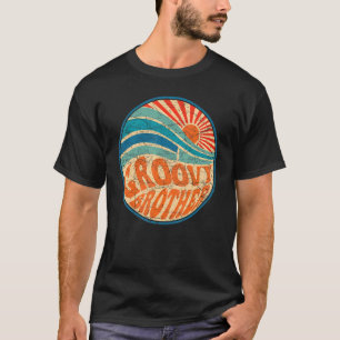 Groovy Brother 70s美学1970のレトロブラザー Tシャツ
