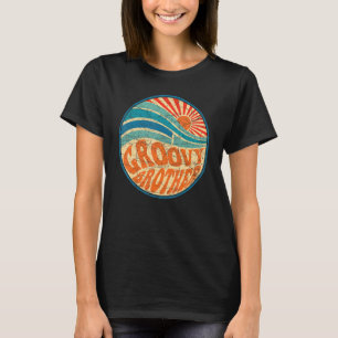 Groovy Brother 70s美的ノスタルジア1970sレター Tシャツ
