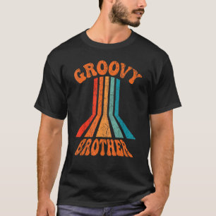 Groovy Brother 70s美的ノスタルジア1970sレター Tシャツ