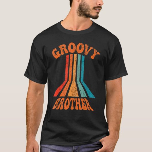 Groovy Brother 70s美的ノスタルジア1970sレター Tシャツ (正面)