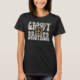 Groovy Brother 70s美的ノスタルジア1970sレター Tシャツ