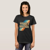 Groovy Brother 70s美的ノスタルジア1970sレター Tシャツ (正面フル)