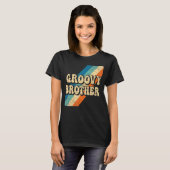 Groovy Brother 70s美的ノスタルジア1970sレター Tシャツ (正面フル)