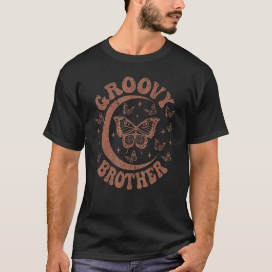 Groovy Brother 70s美的ノスタルジア1970sレター Tシャツ (正面)
