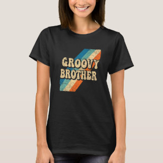 Groovy Brother 70s美的ノスタルジア1970sレター Tシャツ