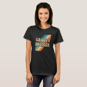 Groovy Brother 70s美的ノスタルジア1970sレター Tシャツ (正面フル)