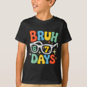 Groovy Bruh 67 Days Of School Sungles 67th Day Of  Tシャツ (正面)
