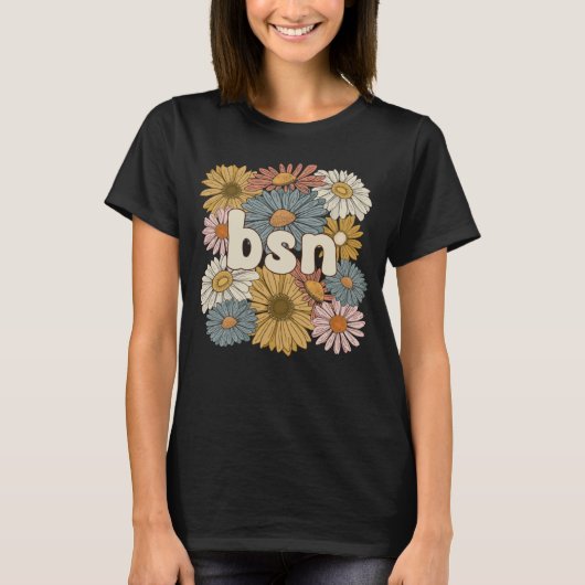 Groovy BSN看護花の理学士 Tシャツ (正面)