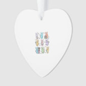 Groovy Bunnies Candy Ultrasound Tech Easter Sonogr オーナメント (正面)