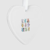 Groovy Bunnies Candy Ultrasound Tech Easter Sonogr オーナメント (正面)