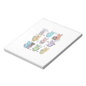 Groovy Bunnies Candy Ultrasound Tech Easter Sonogr ノートパッド (回転)