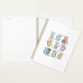 Groovy Bunnies Candy Ultrasound Tech Easter Sonogr プランナー手帳 (ディスプレー)