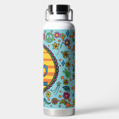 Groovy Capricorn Custom ウォーターボトル (背面)