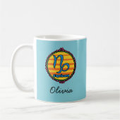 Groovy Capricorn Custom コーヒーマグカップ (左)