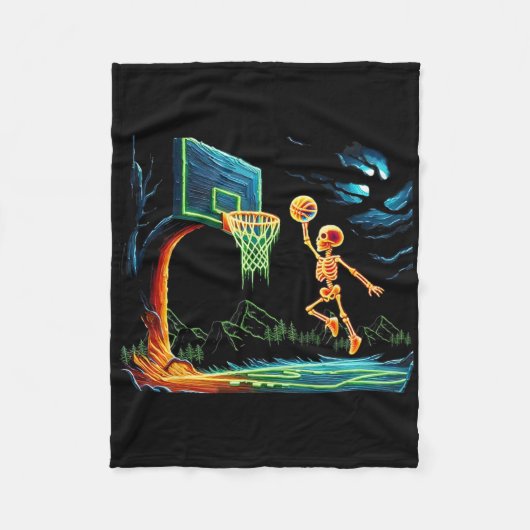 Groovy Chainsaw For Halloween Graphic Tee  フリースブランケット (正面)