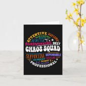 Groovy Chaos Squadコーディネーターおもしろいの1日目 カード (黄色い花)