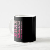 Groovy Chappell First Name D Chappell Tees Meme コーヒーマグカップ (正面左)