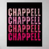 Groovy Chappell First Name D Chappell Tees Meme  ポスター (正面)