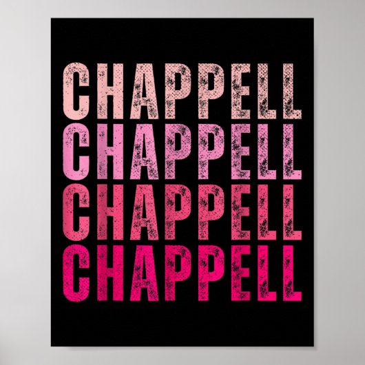Groovy Chappell First Name D Chappell Tees Meme  ポスター (正面)