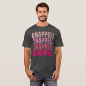 Groovy Chappell First Name Personalized Chappellee Tシャツ (正面フル)