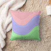 Groovy Chic Pastel クッション (ブランケット)