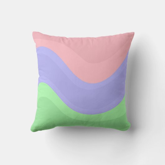 Groovy Chic Pastel クッション (裏面)