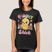groovy chick, retro, vintage tシャツ (正面)
