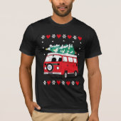 groovy christmas car tシャツ (正面)
