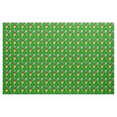 groovy christmas happy顔santa 1970s ファブリック (ヤード)