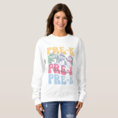 Groovy Christmas Pre-k先生Tシャツ スウェットシャツ (正面フル)