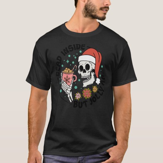 Groovy Christmas SがすてきAFで死んおもしろいだ Tシャツ (正面)