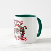 Groovy Christmas Santa Mug マグカップ (正面右)