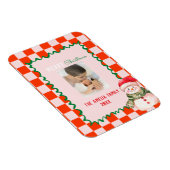 Groovy Christmas snowman Photo  マグネット (右側)