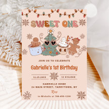Groovy Christmas Sweet One 1st誕生日パーティー