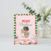 Groovy Christmas Sweet Treats Photo  ポストカード (スタンド正面)