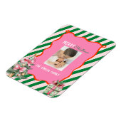 Groovy Christmas Tree Doodle Photo  マグネット (左側)