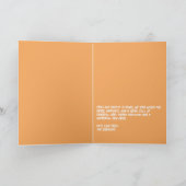 Groovy Claus Funny Cat Retro Christmas Photo シーズンカード (内部)