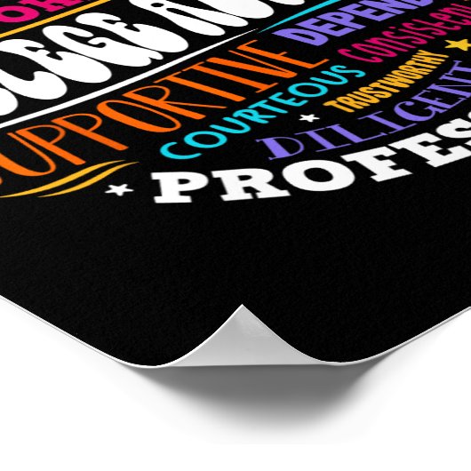 Groovy College Advisor Appreciation Week Back To S ポスター (角)