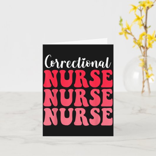 Groovy correctional nurse forensic nursing forGroo カード (黄色い花)